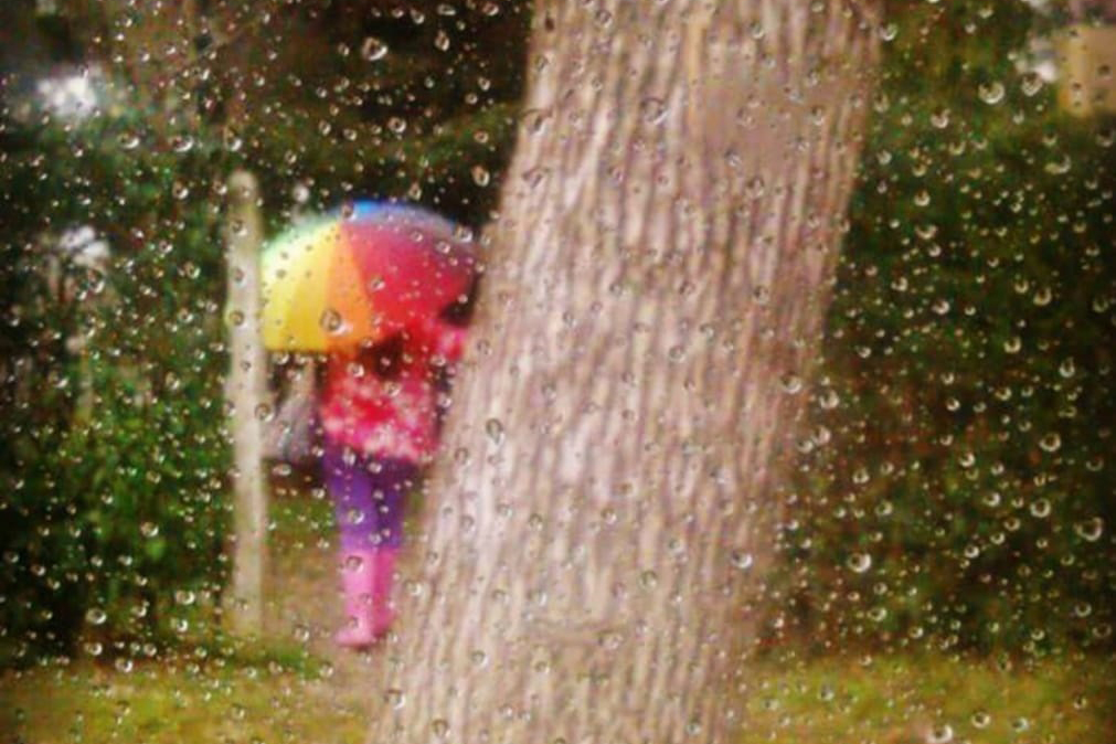 Un día de miércoles: paraguas a mano todo el día porque se va a llover todo